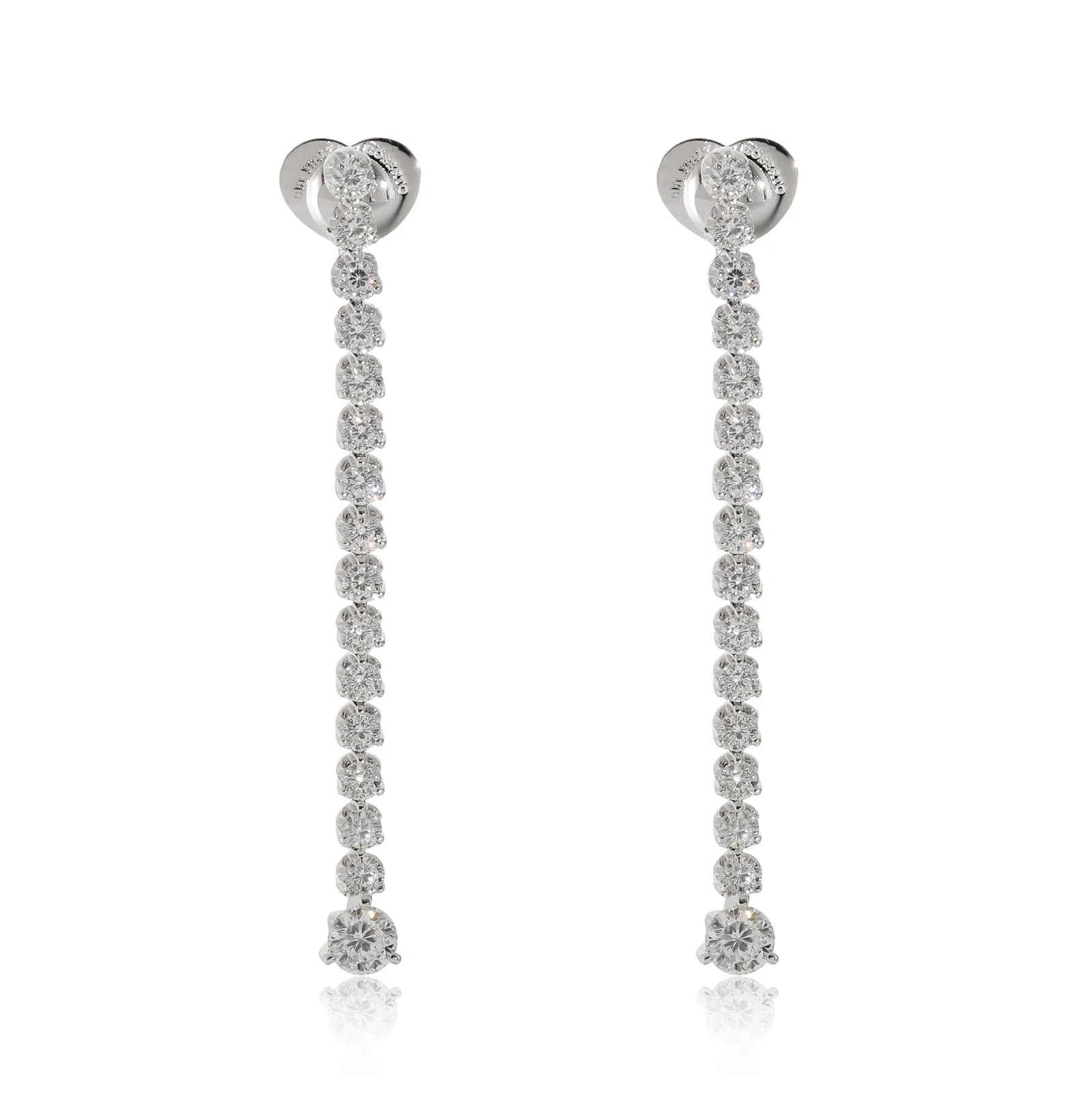Roberto Coin — Roberto Coin Cento Tulip Drop 18k White Gold 4 1-5 Ctw — Jewelry — resale