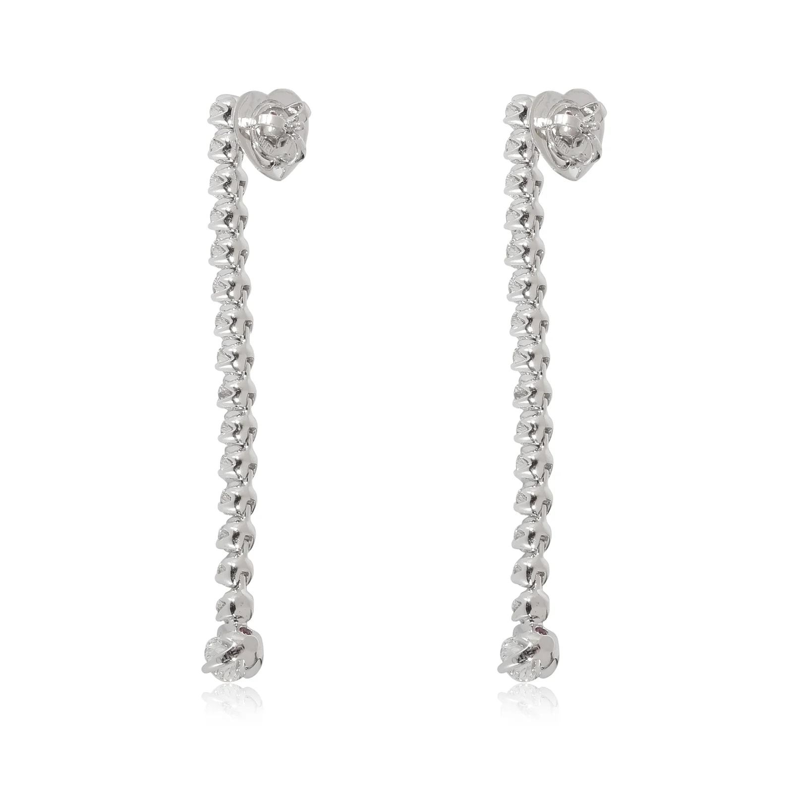 Roberto Coin Cento Tulip Drop 18k White Gold 4 1-5 Ctw 2