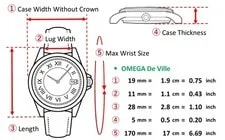 [Exc+5] Omega de Ville Cal.1450 591.0281 19mm Gold Quartz 2