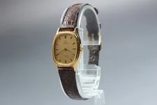 [Exc+5] Omega de Ville Cal.1450 591.0281 19mm Gold Quartz 3