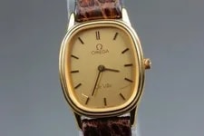 [Exc+5] Omega de Ville Cal.1450 591.0281 19mm Gold Quartz 4