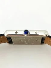 Cartier Must Tank Silver SM Replated D Buckle Quartz 1990s 3