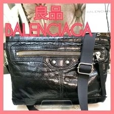 Balenciaga — Balenciaga Classic City Clip Studded Crossbody — Handbag — resale