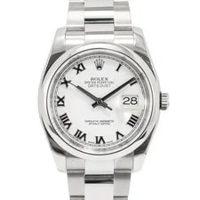 Rolex Datejust 36MM 116200 White Roman Oyster Stainless Steel Automatic 3