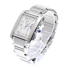 Cartier — Cartier Tank Française XL Chronoreflex W51001Q3 28mm SS Beige #C5885 — Watch — resale