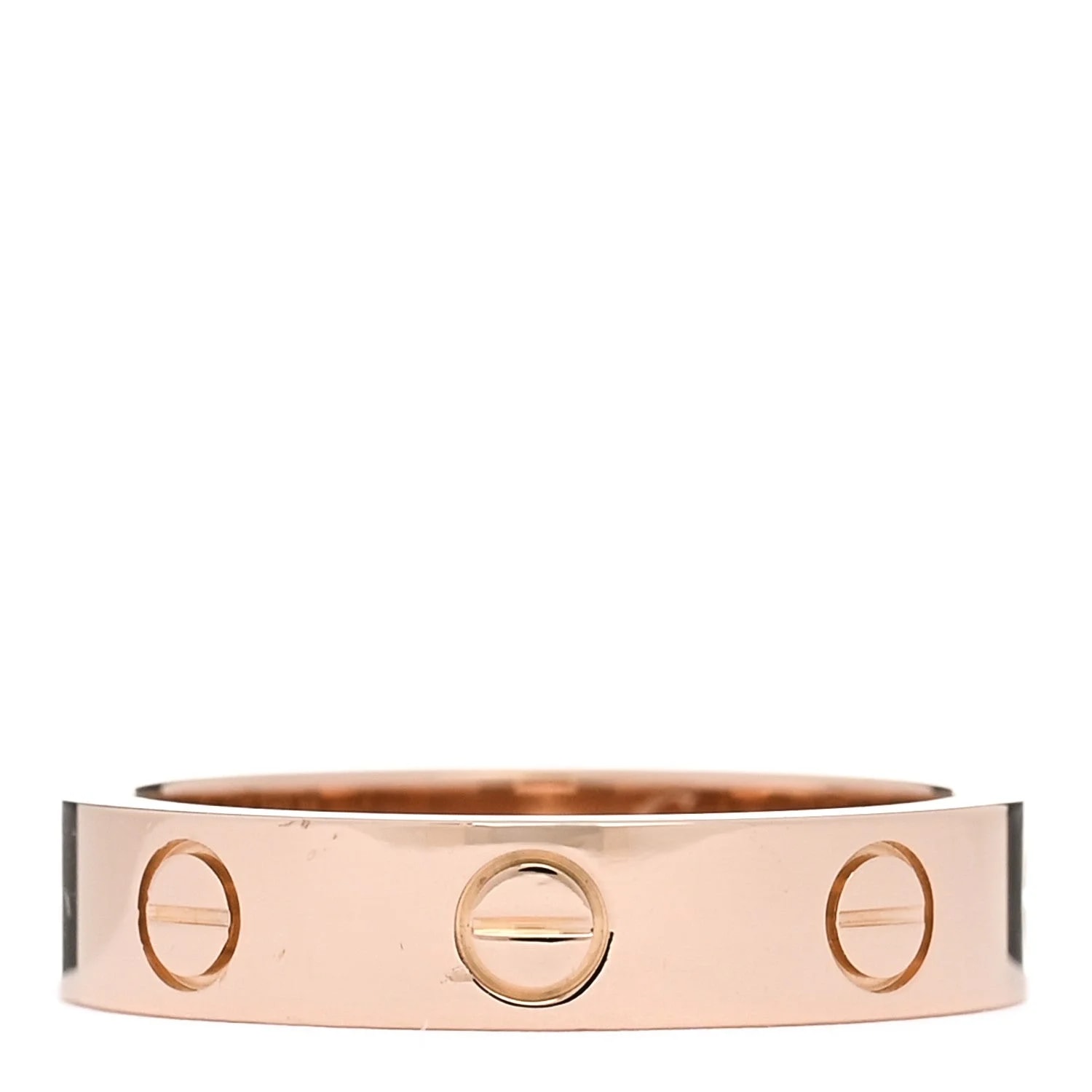 18K 4mm Love Wedding Band 51 5.75 3