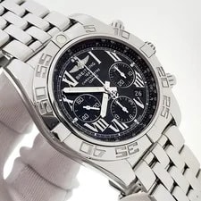 Breitling Chronomat B01 Black Roman Dial Chronograph Steel 44mm AB0110 2