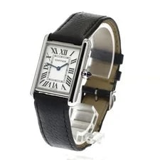 Cartier Tank Mast LM WSTA0041 Silver Dial Quartz Watch_960878 3