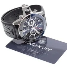 TAG Heuer — TAG Heuer Carrera Calibre Heuer 02 CBG2A1Z 46mm SS Skeleton #C5261 — Watch — resale