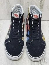 Vans X Disney Sk8-Hi Top Size 10 Mickey Donald Goofy Pluto Shoe 3