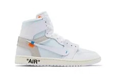 Virgil Abloh Archive X Air Jordan 1 High OG-Alaska AA3834 100 Basketball Shoes 2