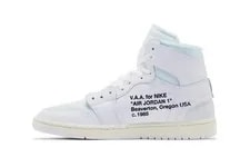 Virgil Abloh Archive X Air Jordan 1 High OG-Alaska AA3834 100 Basketball Shoes 3