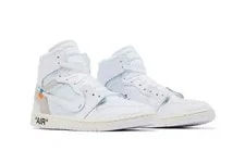 Virgil Abloh Archive X Air Jordan 1 High OG-Alaska AA3834 100 Basketball Shoes 4