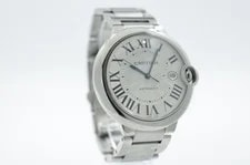 Cartier Ballon Bleu 42 Mm 3767 White Dial w69012z4 With Box & Papers 2
