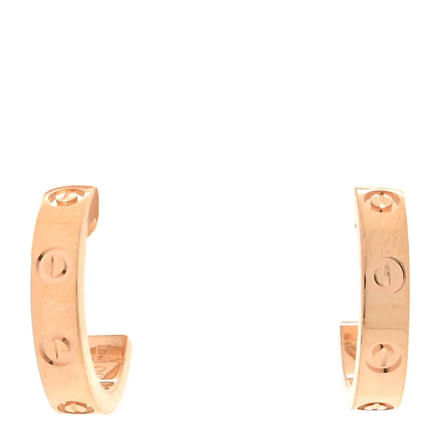 Cartier — 18K Small Love Hoop — Jewelry — resale