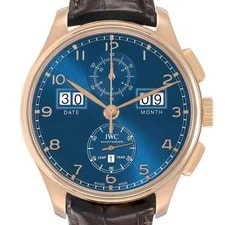 IWC — IWC Portugieser Perpetual Calendar Rose Gold IW397204 Box Card — Watch — resale