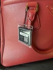 Prada Satchel Top Handle Logo Hardware Zip Snap 3