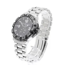 Tag Heuer — TAG Heuer Formula 1 WAH1010 44mm SS Black Dial Quartz Date Small Seconds #C755 — Watch — resale