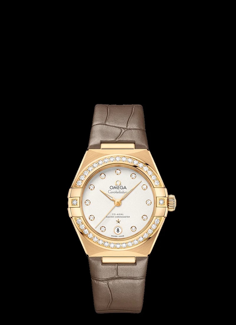Worldofluxuryus — Omega Constellation Co-Axial Master Chronometer 18K Yellow Gold & Diamond Lady’s — Watch — resale