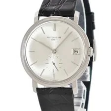 Patek Philippe — Patek Philippe Calatrava 3445G Automatic 35mm Silver #HD090 — Watch — resale