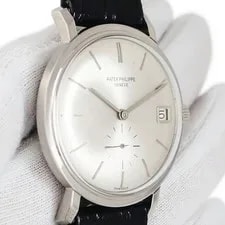Patek Philippe Calatrava 3445G Automatic 35mm Silver #HD090 4
