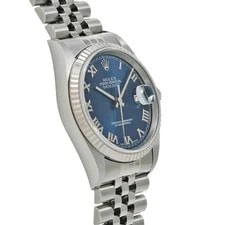 Rolex Datejust 16234 Blue Case Size 36 X 36 Mm 3