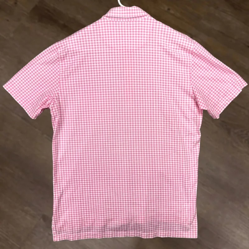Ralph Lauren — Ralph Lauren Polo Golf Shirt Medium Check Rugby Short Sleeve Pocket — streetwear — resale