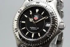 *Near * TAG Heuer S/el Professional WG1118 37mm Quartz From Japan 3