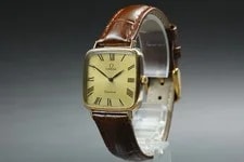 1980 Omega Geneve Cal.625 511.415 Gold Roman Square Manual Winding 3