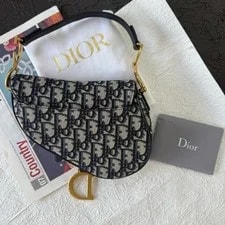 Dior Small Saddle , Textile, Base Length 19cm 2