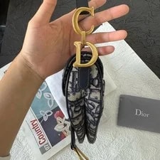 Dior Small Saddle , Textile, Base Length 19cm 4