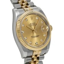 Rolex Datejust 116233G 36mm Stainless Steel Champagne #WW1118 3