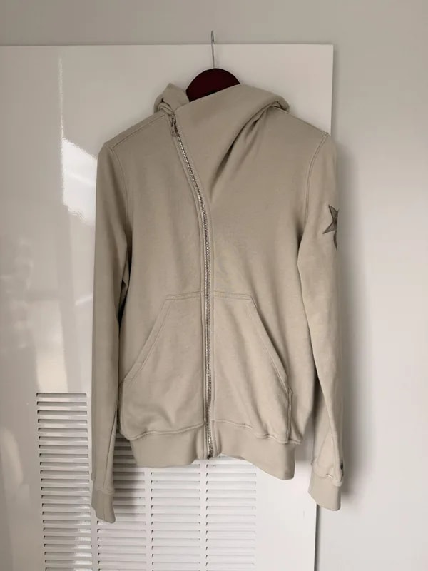 Rick Owens — Rick Owens X Champion Mountain Hoodie IN Cotton Felpa — streetwear — resale