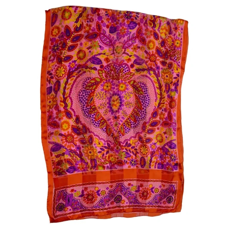 Yves Saint Laurent — Yves Saint Laurent Stole, Long Scarf c1980s/90s — Accessory — resale
