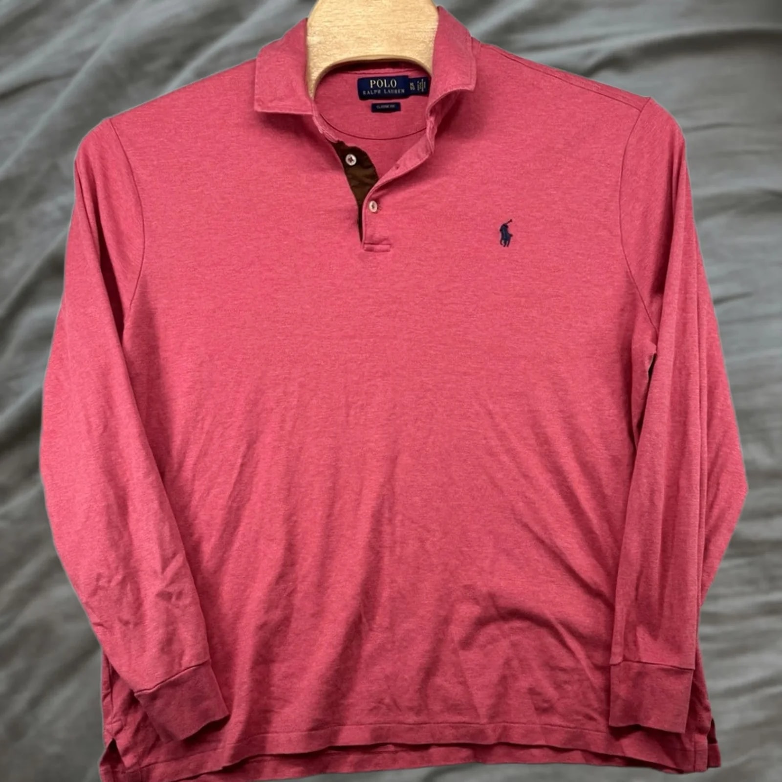 Polo Ralph Lauren — Polo Ralph Lauren ’s Classic Fit Long Sleeve Polo Shirt Cotton — streetwear — resale