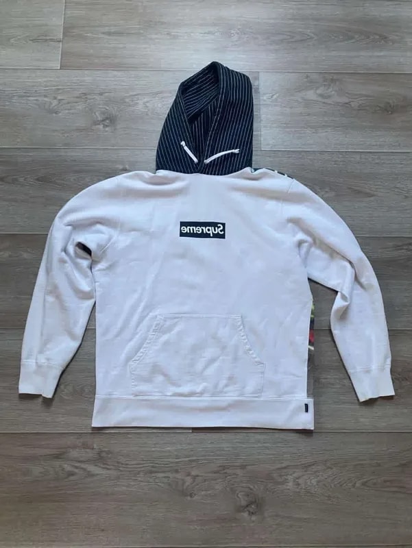 Supreme — Supreme X CDG Harold Box Logo Hoodie — streetwear — resale