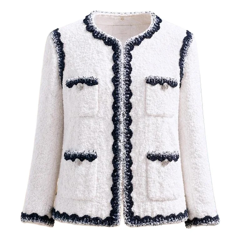 Chanel — Chanel Runway Fluffy Jacket 34 FR — Clothing — resale