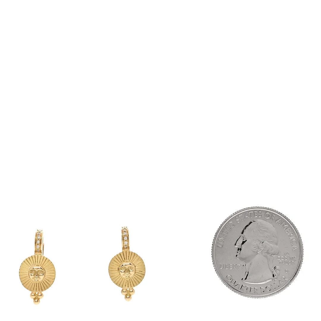 18K Yellow Gold Sole Luna Drop 2