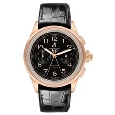 Breitling Premier B15 Duograph Black Dial Rose Gold RB1510 Box Card 2