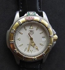TAG Heuer Professional Swiss WF1120-0 Quartz Leather Strap 2