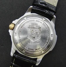 TAG Heuer Professional Swiss WF1120-0 Quartz Leather Strap 3
