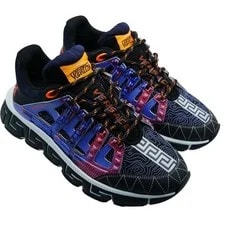 Versace Trigreca Greca Pattern DSU8094 Size 41 8 2
