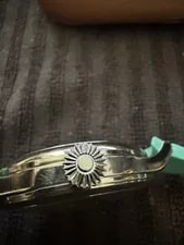 Patek Philippe Genève Mechanical Black Dial Turquoise Strap 2
