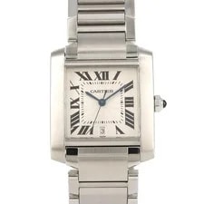 Cartier — Authentic Cartier Tank Française LM W51002Q3 Stainless Steel Mechanical Aut... — Watch — resale