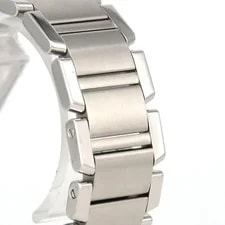 Authentic Cartier Tank Française LM W51002Q3 Stainless Steel Mechanical Aut... 3