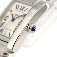 Authentic Cartier Tank Française LM W51002Q3 Stainless Steel Mechanical Aut... 4