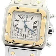 Cartier — Cartier W20018D6 Santos Galbe LM Date Kannon Buckle Quartz _908431 — Watch — resale