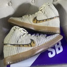 Nike SB — Nike SB Dunk High Prem. Hemp Waffle 2016 10M 313171-722 Chicken & Waffle No Box — Sneaker — resale