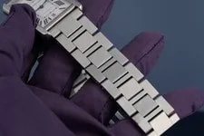 Cartier Tank Solo XL W5200028 41mm X 31mm SS Silver Dial Automatic Date 4