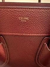 Unused Celine Luggage W 27cm H 27cm D 15cm Size Light 2